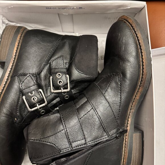 White Mountain womens Motorcycle Ankle Boots size 10 - Picture 7 of 7